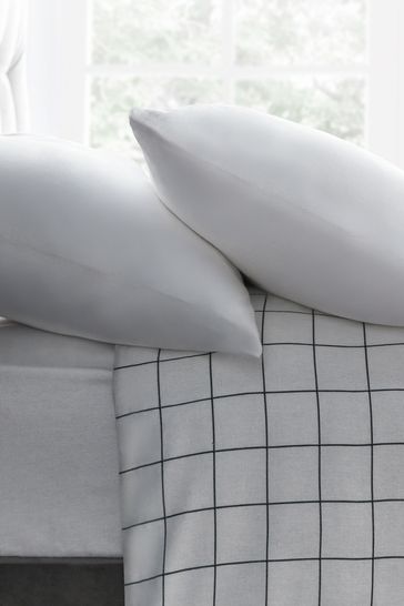 Brushed cotton top fitted sheet