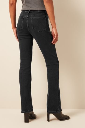 Next black bootcut jeans 2025