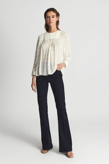 Reiss marcia 2025 waist detail dress