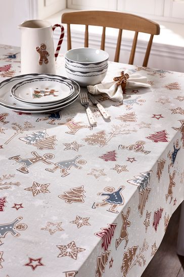 Gingerbread Gingerbread Wipe Clean Table Cloth