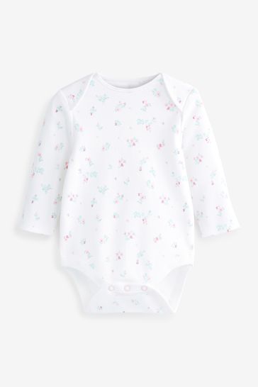 White long best sale sleeve baby vests