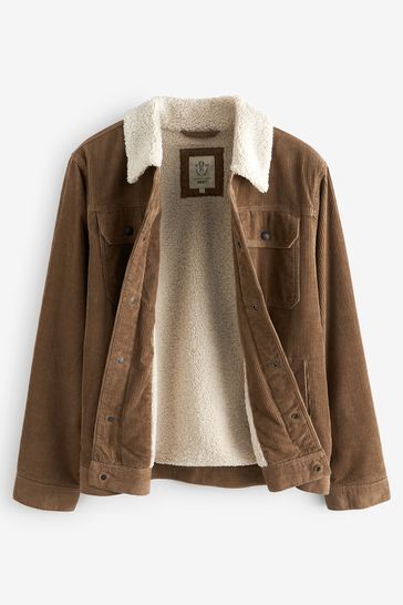 Cord borg sales jacket mens