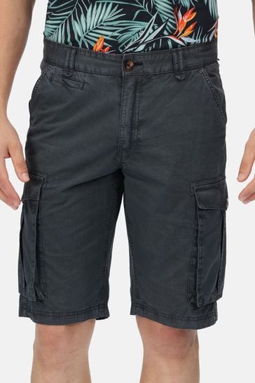 Regatta Grey Shorebay Multi Pocket Shorts