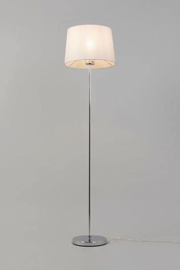 BHS Chrome Mira Stem Touch Floor Lamp