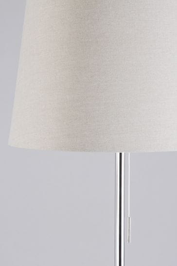 BHS Chrome Bryant Oval Floor Lamp