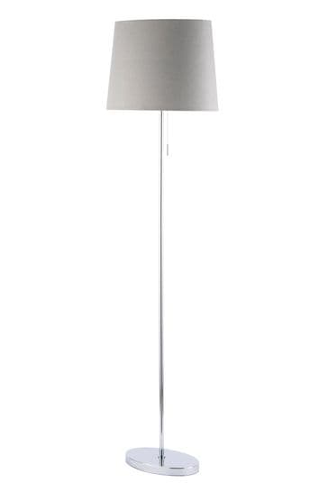 BHS Chrome Bryant Oval Floor Lamp