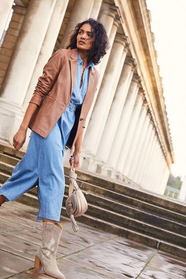 Mint velvet 2025 denim dress