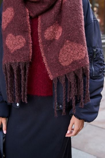 Heart scarf outlet