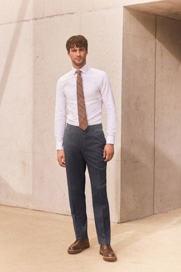 Tailored Fit Wool Rich Donegal Suit Trousers | M&S US