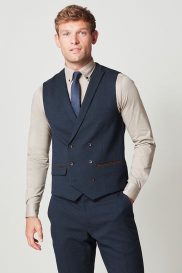 Next navy waistcoat best sale