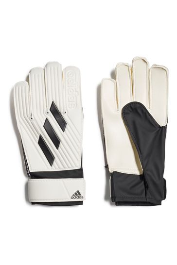 adidas White Tiro Junior Club Goalkeeper Gloves
