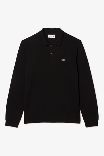 Black polo shirt lacoste shop
