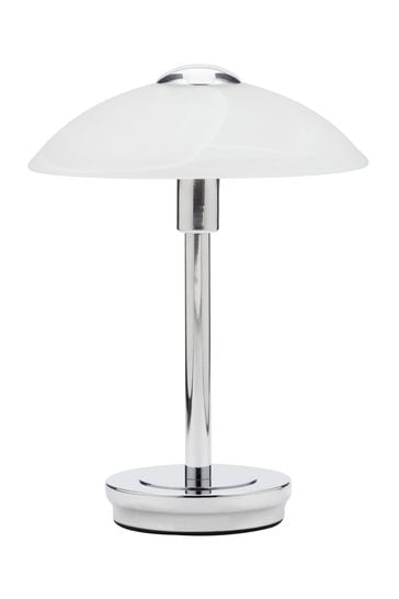 BHS Silver Archie Touch Lamp