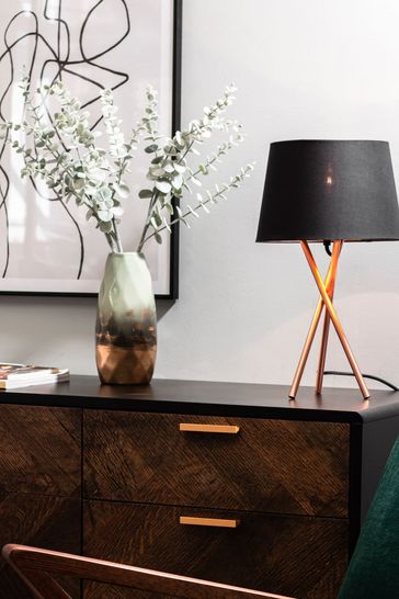 Copper table lamp the range sales