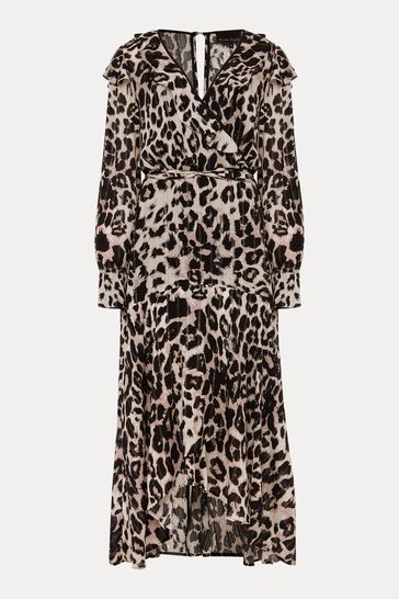 Phase Eight Multi Chelsie Leopard Wrap Dress
