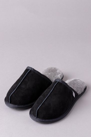 Lakeland Leather Mens Sheepskin Slider Slippers