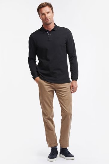 Buy Barbour Essential Long Sleeve Sports Polo Shirt from the