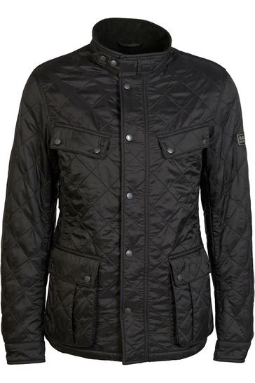 Mens barbour international padded on sale jacket
