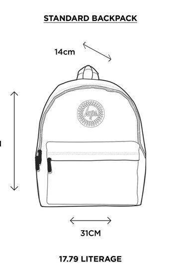 Hype black and white backpack outlet