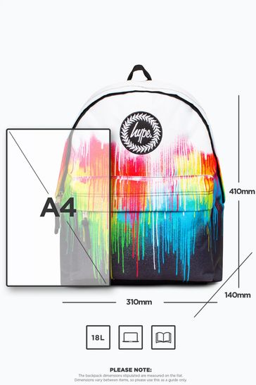 Hype. Red Multi Drip Backpack