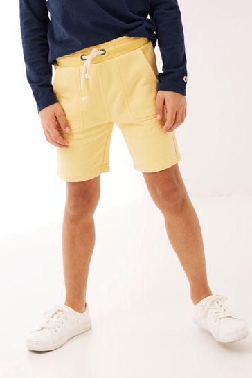 FatFace Boys Yellow Eddie Sweat Shorts