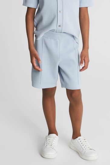 Buy Reiss Soft Blue Latin Junior Jogger Style Stretch Shorts from Next Qatar