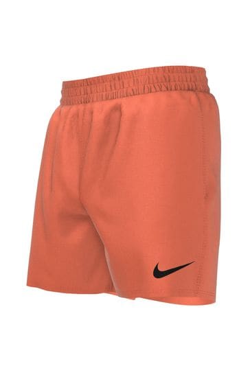 Nike Red/Orange Essential 4 Inch Volley Swim Shorts