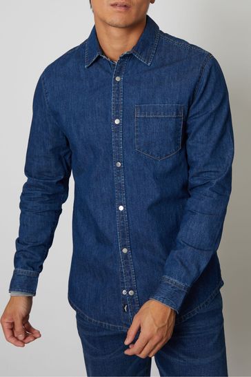 Jean long sleeve shirt discount