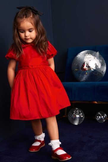 Buy Red Next Velvet And Taffeta Prom Dress 3mths 8yrs from Next Luxembourg