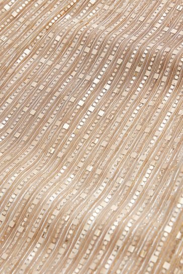 Girls gold sequin dress clearance