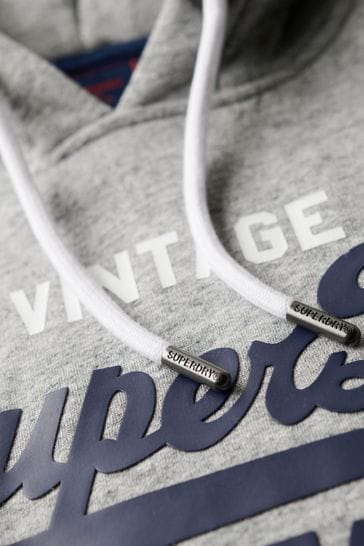 Buy Superdry Grey Vintage Logo Hoodie from Next Mexico