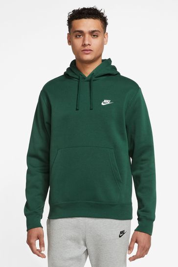 Nike Forest Green Club Pullover Hoodie