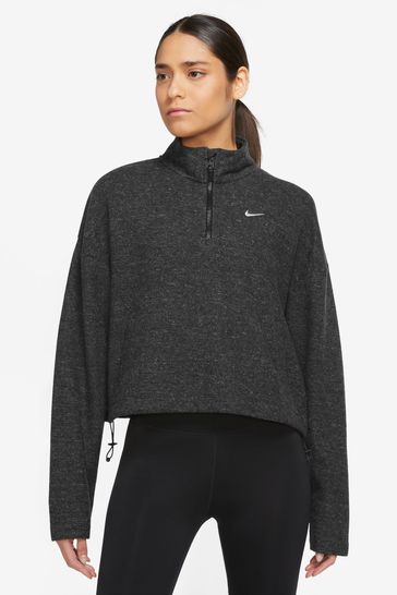 Nike therma half zip top sales