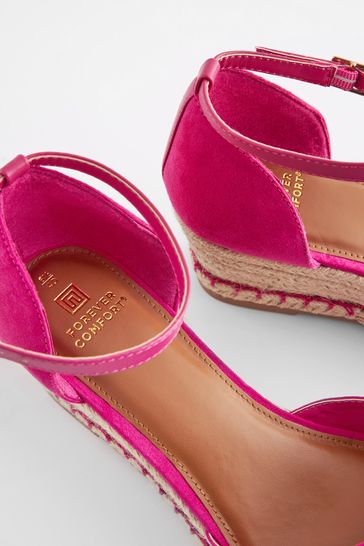 Hot pink wedges best sale