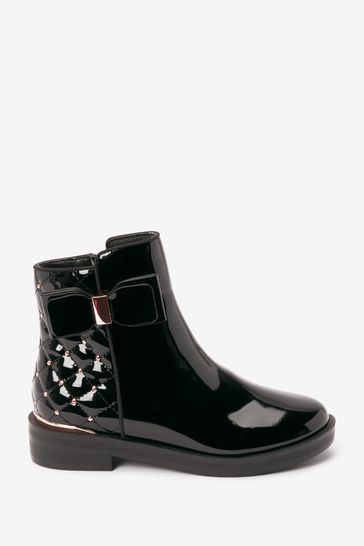 Black and rose gold boots hotsell