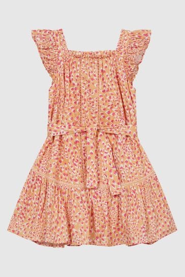 Reiss discount peach dress