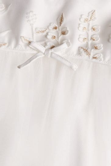 Buy Monsoon Natural Embroidered Meadow Maxi Dress from Next Ireland