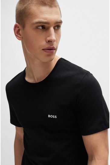 Buy BOSS Classic Cotton T Shirts 3 Pack from Next Bahrain
