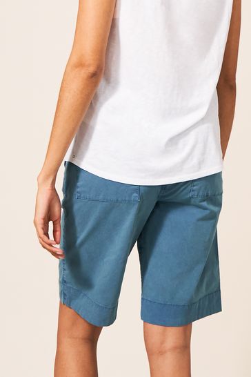 Ladies blue sales chino shorts