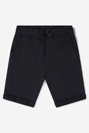 Boys Branded Active Shorts in Black