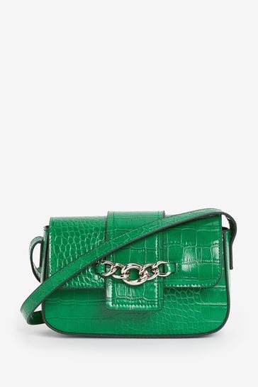 Green best sale chain bag