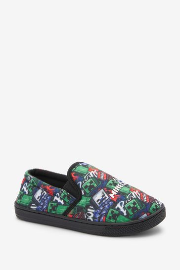 Mens minecraft slippers cheap