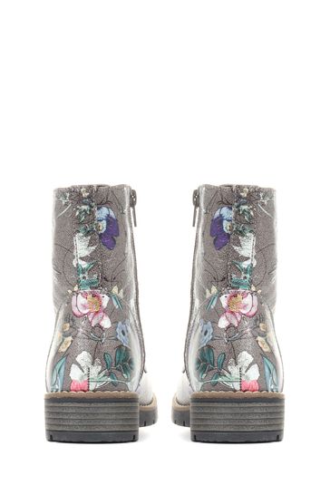 Ladies patterned ankle boots cheap