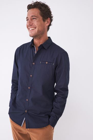 Buy White Stuff Blue Geo Print Shirt 