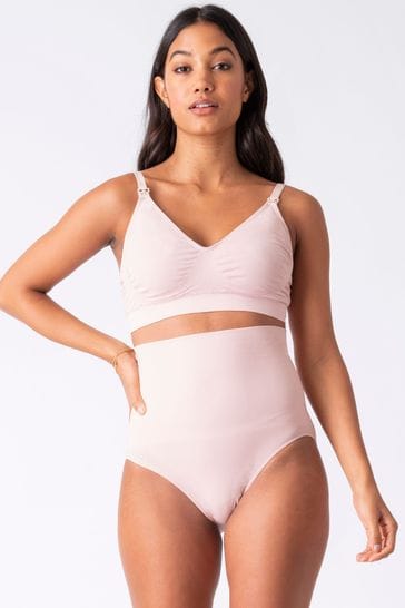 Buy Seraphine Grey & Blush Pink Post Maternity Shaping Briefs –Twin Pack  from the Next UK online shop