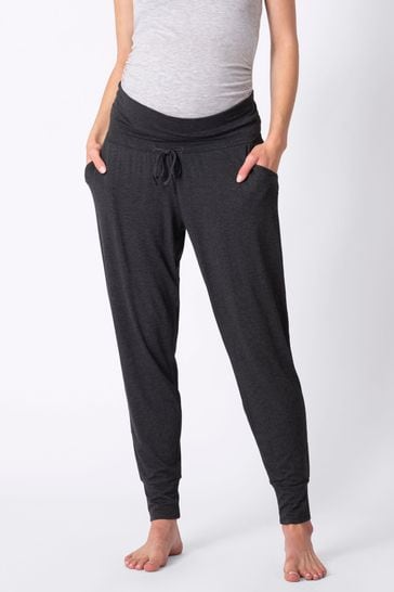 Seraphine Black Maternity Lounge Joggers 2 Pack