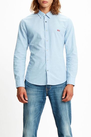 Levi's® Light Blue Battery Housemark Slim Fit Shirt