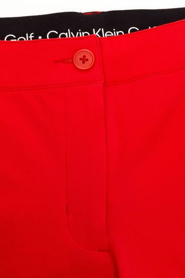 Calvin klein red pants new arrivals
