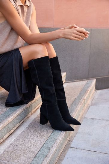 Knee high slouch boots shop