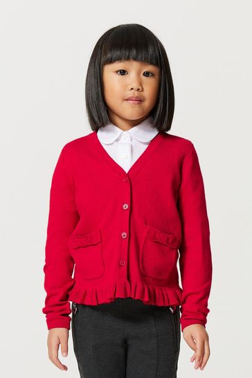 Next red school cardigan outlet